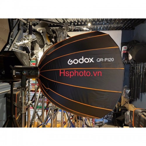 Softbox Godox QR-P120 thao tác nhanh